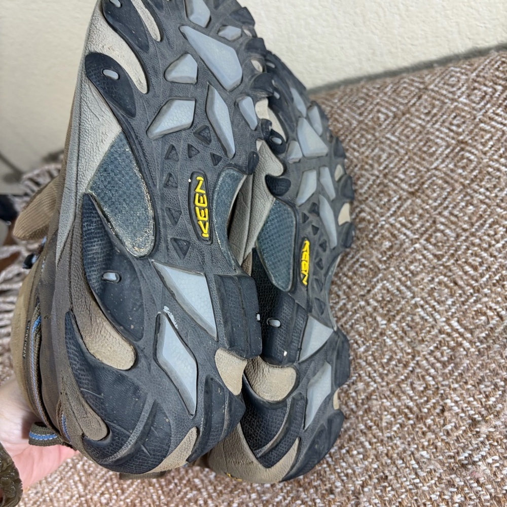 Keen Dry Targhee II Brown Nubuck Waterproof Womens Hiking Boots Sz 11 Outdoor - Picture 5 of 8
